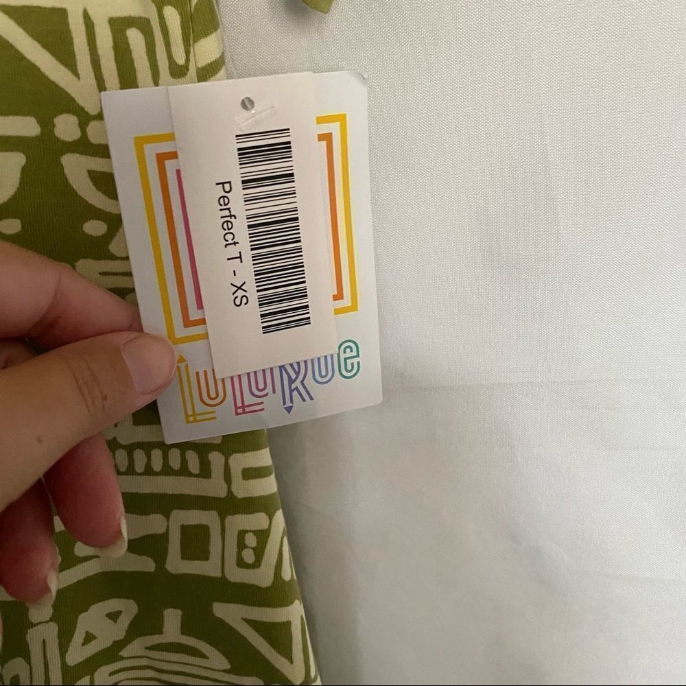 NWT Lularoe perfect T gold aztec shirt RARE! - Picture 7 of 8